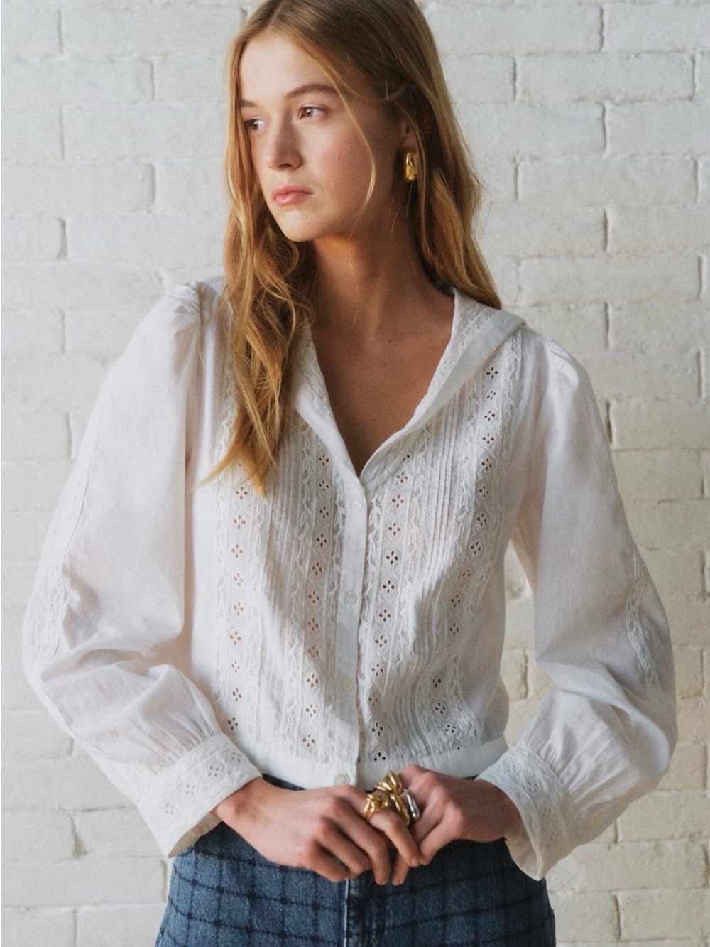 Sezane x Sea NY Fringie Shirt